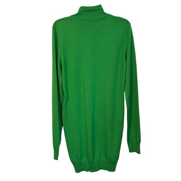 Stella McCartney Green Wool Long Sleeve Turtleneck Sweater Dress Size 8 Dress. - Picture 12 of 12